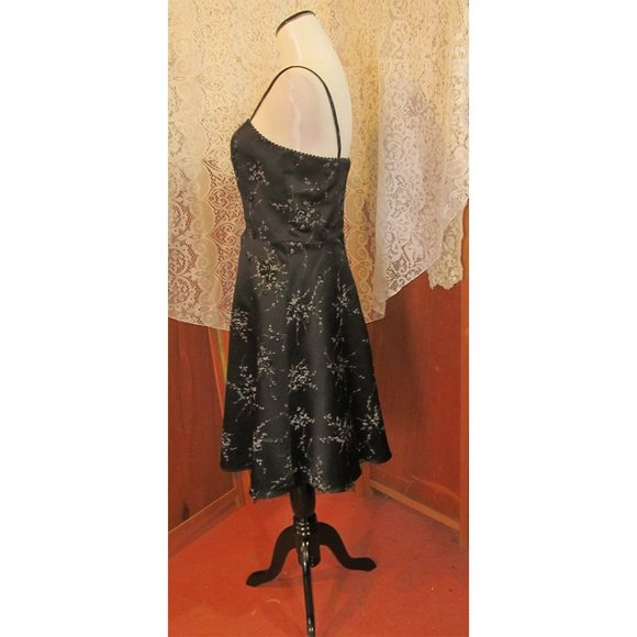 Vintage Byer Too!! Spaghetti Strap RockaBilly Party/Swing/Cocktail Dress USA S9 - Picture 3 of 7